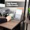 Mind Reader 7-Compartment Desktop Organizer, File & Accessory Storage, Metal Mesh Office Organizer for Desk, Workspace, Mail, Silver